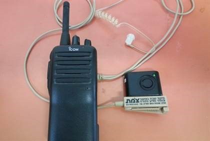 Kóser walkie-talkie a biztonságért