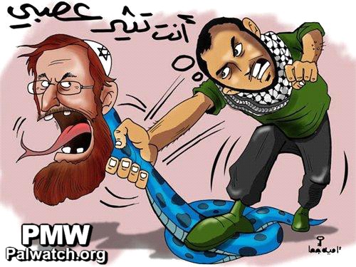 Cartoon glorifies terrorist who attempted to murder Rabbi Yehuda Glick