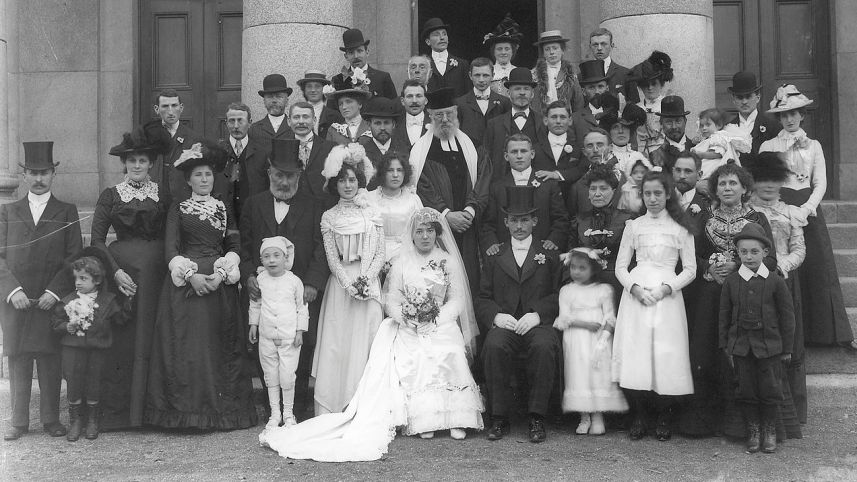 Írországi zsidó esküvő, 1901