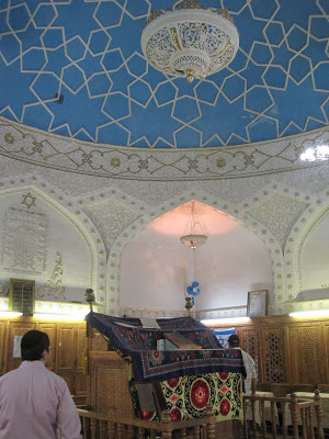 A szamarkandi Gumbaz zsinagóga belső tere