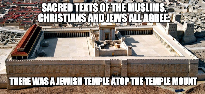  A muszlimok, a keresztények és a zsidók szent iratai megegyeznek abban, hogy a Templom-hegy tetején állt a zsidó Szentély