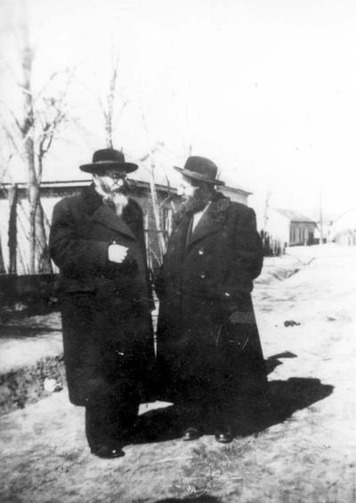 Grünfeld Mordecháj rabbi és Lemberger Mose Nátán Náte rabbi
