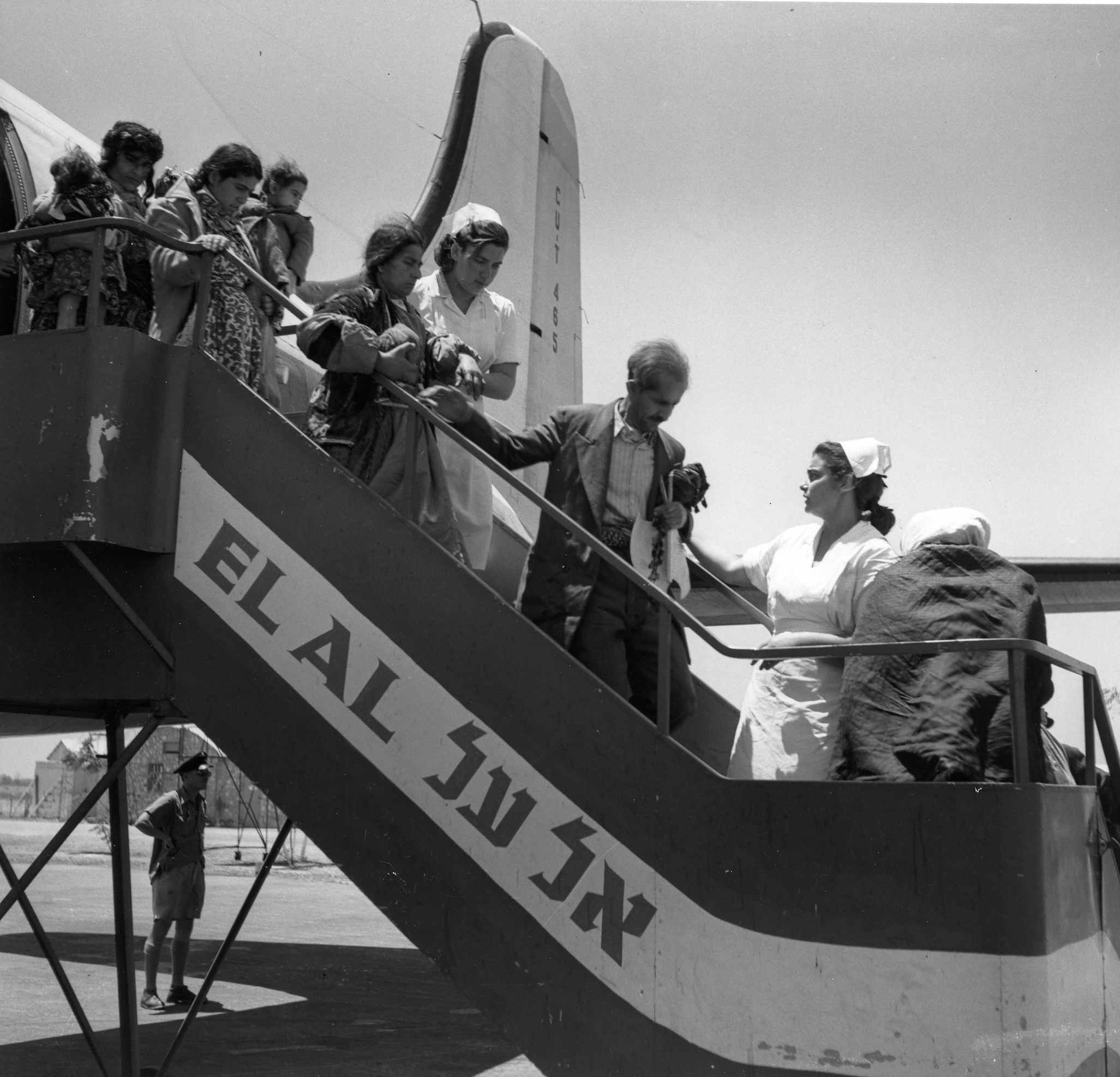 Iraki zsidók érkezése Izraelbe 1950-ben