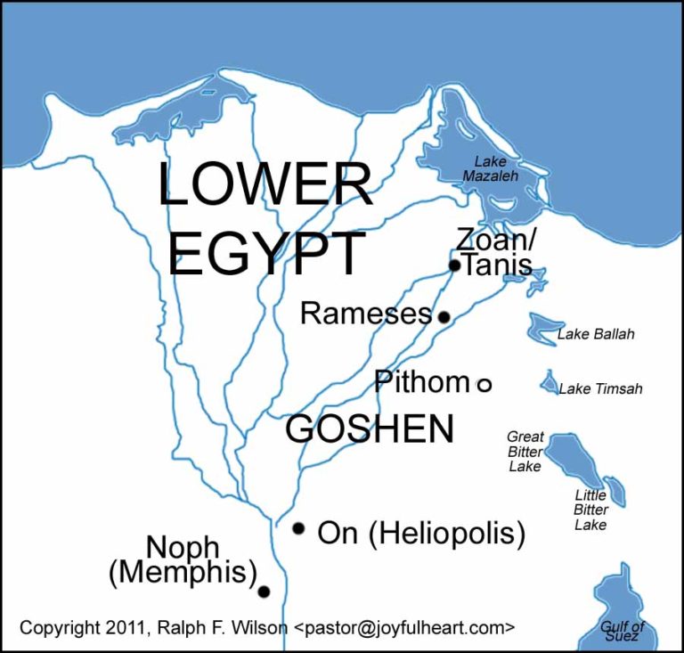 A hetiszakasz földrajza: Gósen (Vájigás)