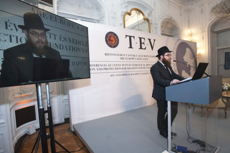 Felelősségvállalás, együttműködés, cselekvés – Köves Slomó rabbi Nyitóbeszéde  a Tett és Védelem  Alapítvány konferenciáján