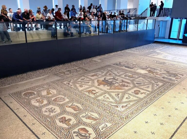 Saját múzeumot kapott egy különleges mozaik Izraelben