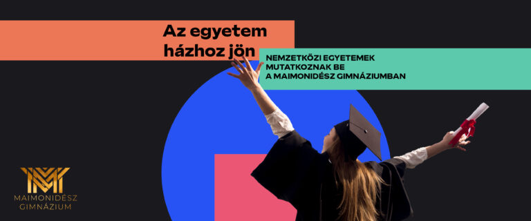 Nemzetközi egyetemek mutatkoznak be a Maimonidész Gimnáziumban