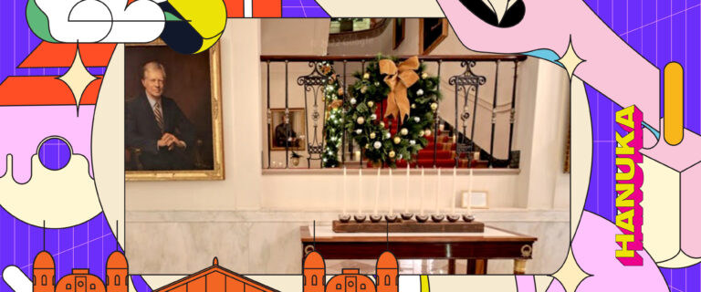 Idén már a hanukia is része a Fehér Ház karácsonyi dekorációjának