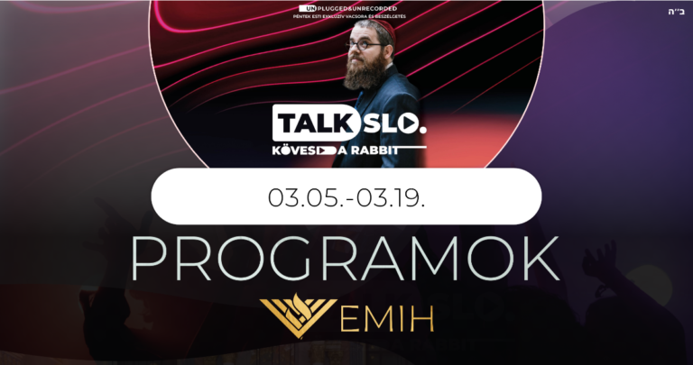 Védett: Jövő heti programok az EMIH szervezésében