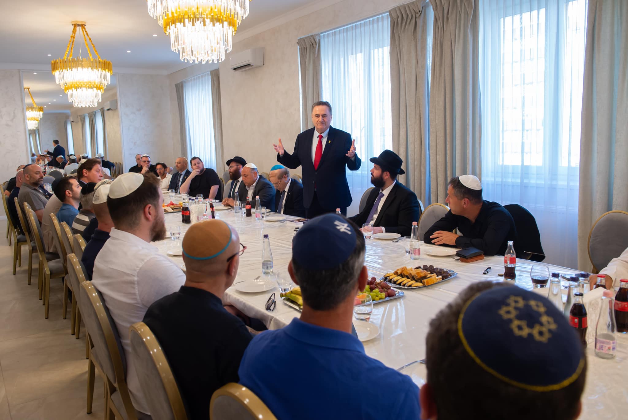 A zsidó közösségek képviselőivel egyeztetett az izraeli külügyminiszter